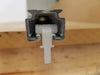 Curtain track glide wheeled carrier